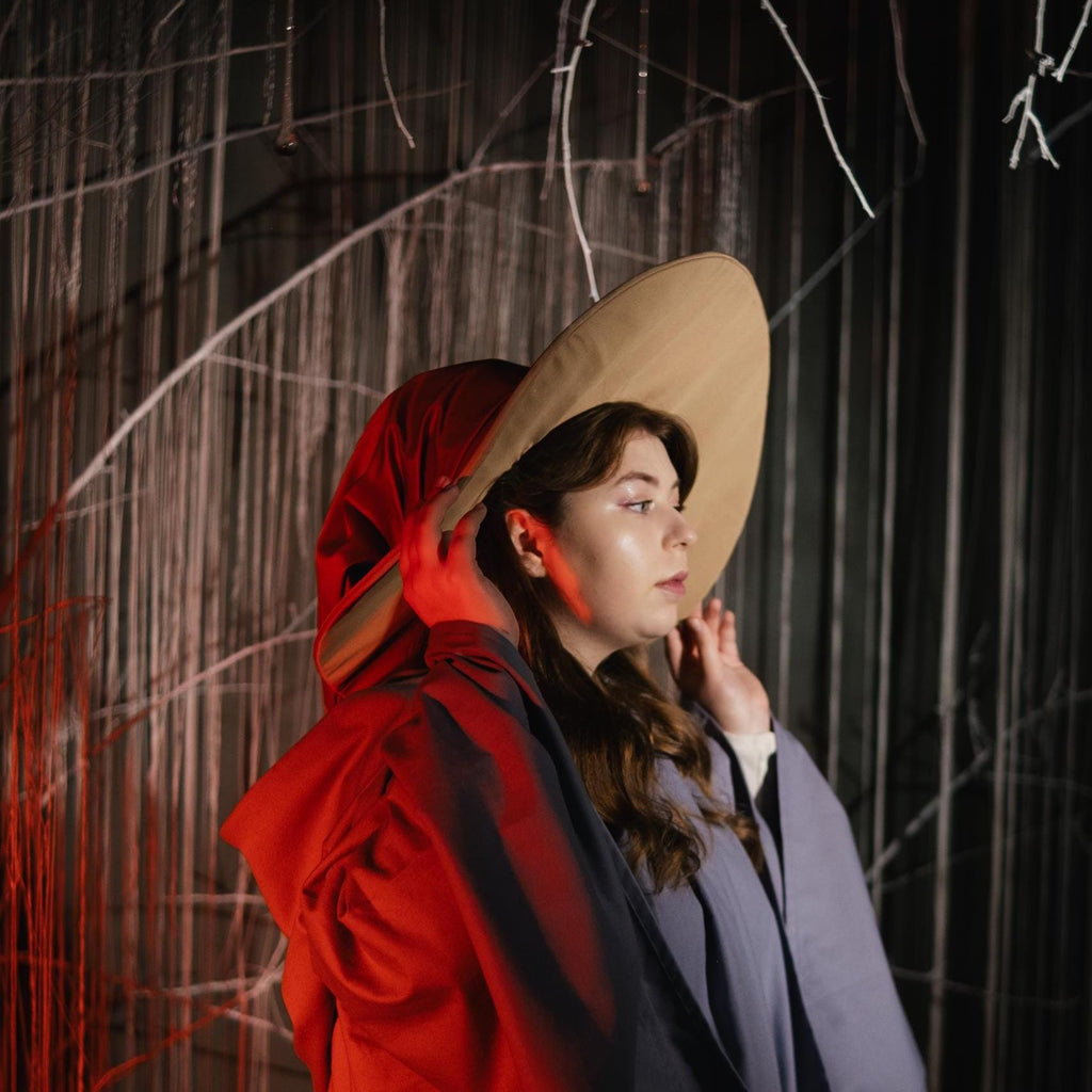 Cinnamon Wizard Hat – Handmade Brown Medieval Hat, Renaissance Fantasy Costume, Elven Cosplay Accessory, Custom Magic Pointed Hat