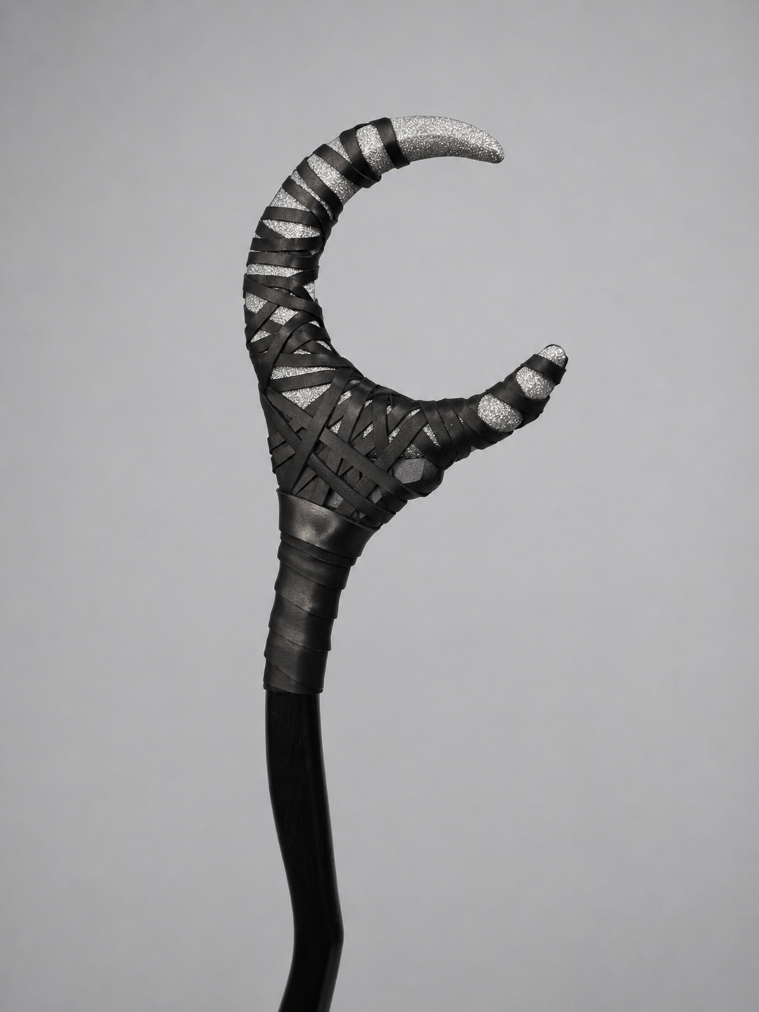 Chained Crescent Moon Staff