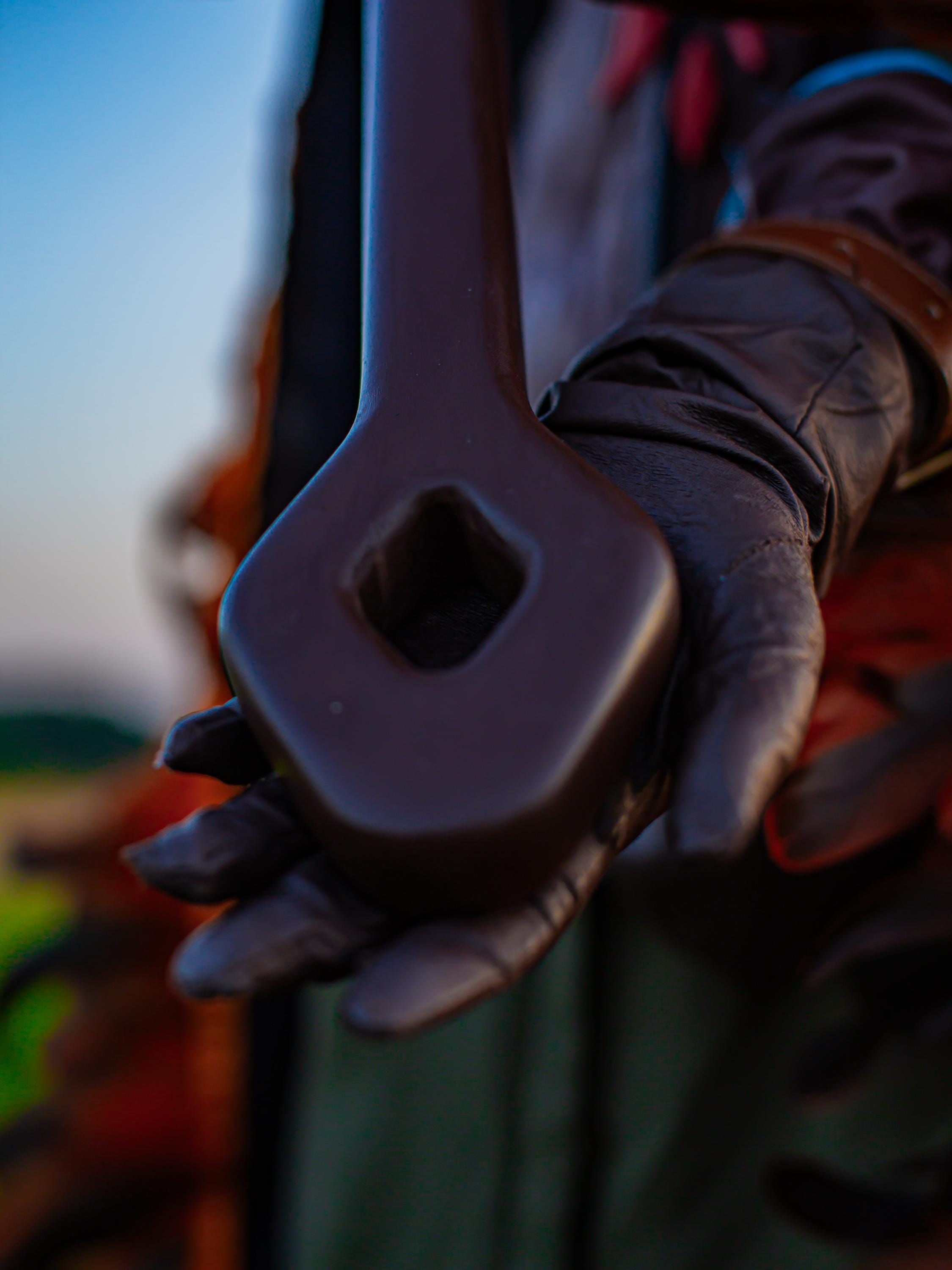 Wolf Soul Staff – Shamanic Wooden Staff, Wild Spirit Totem, Handcrafted Alder Rod, Guardian of the Forest Cosplay Prop