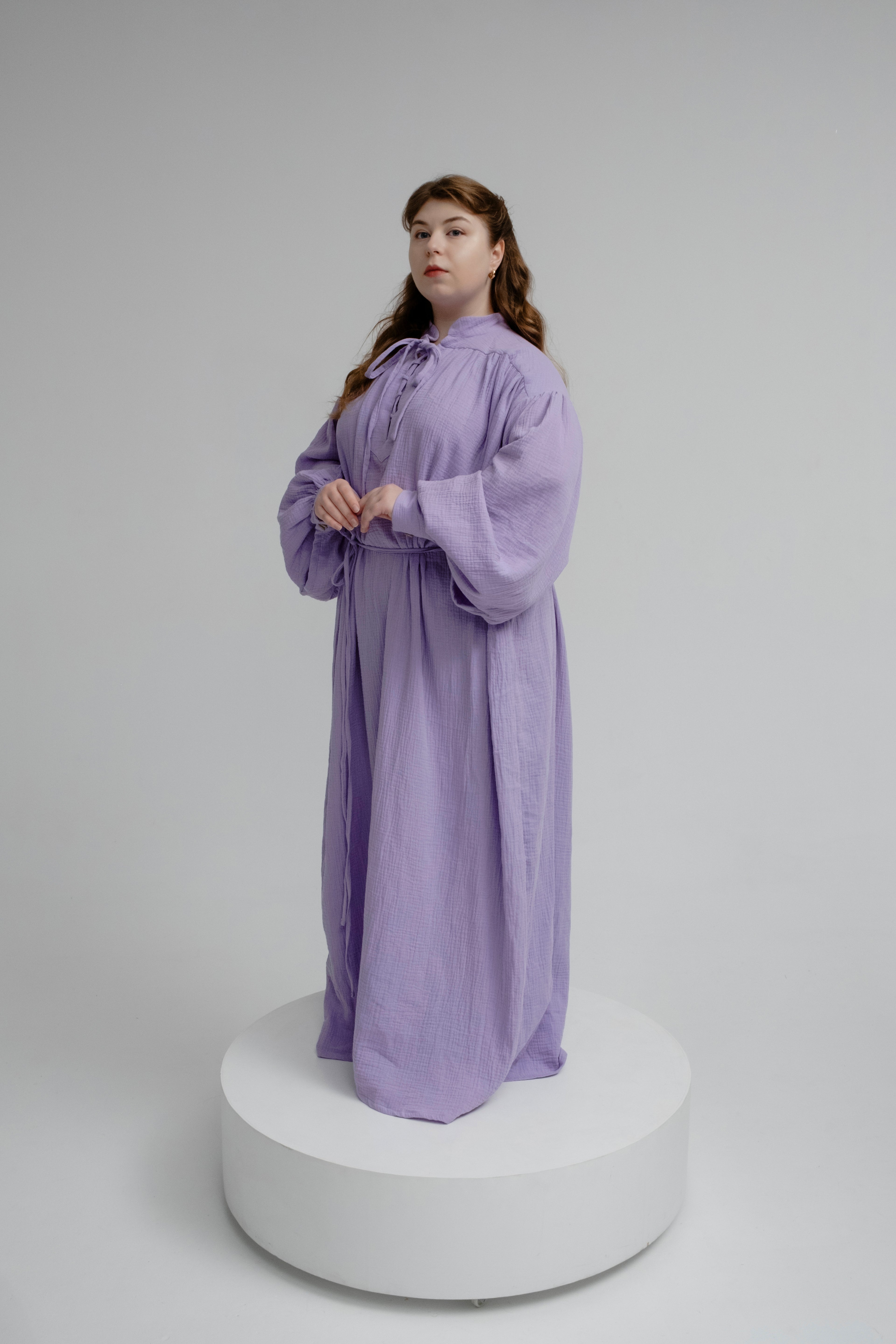 Handmade Lavender Moonlight Muse Tunic – Elven Sorceress Fantasy Dress