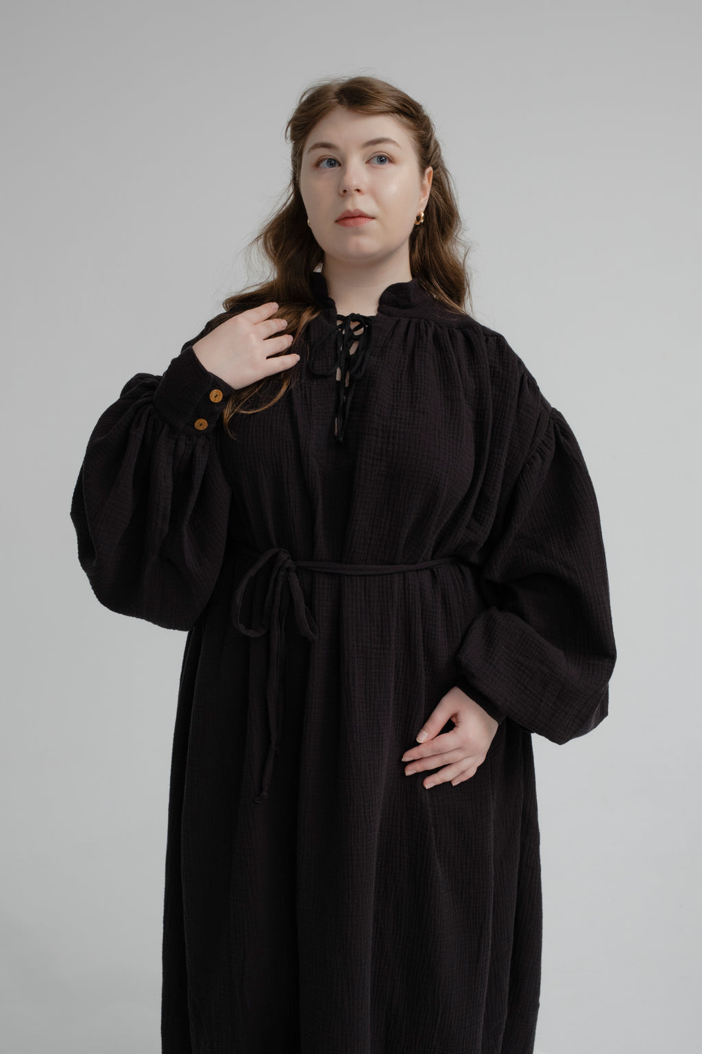 Handmade Cotton Muslin Tunic – Medieval Fantasy Tunic Dress in Multiple Colors