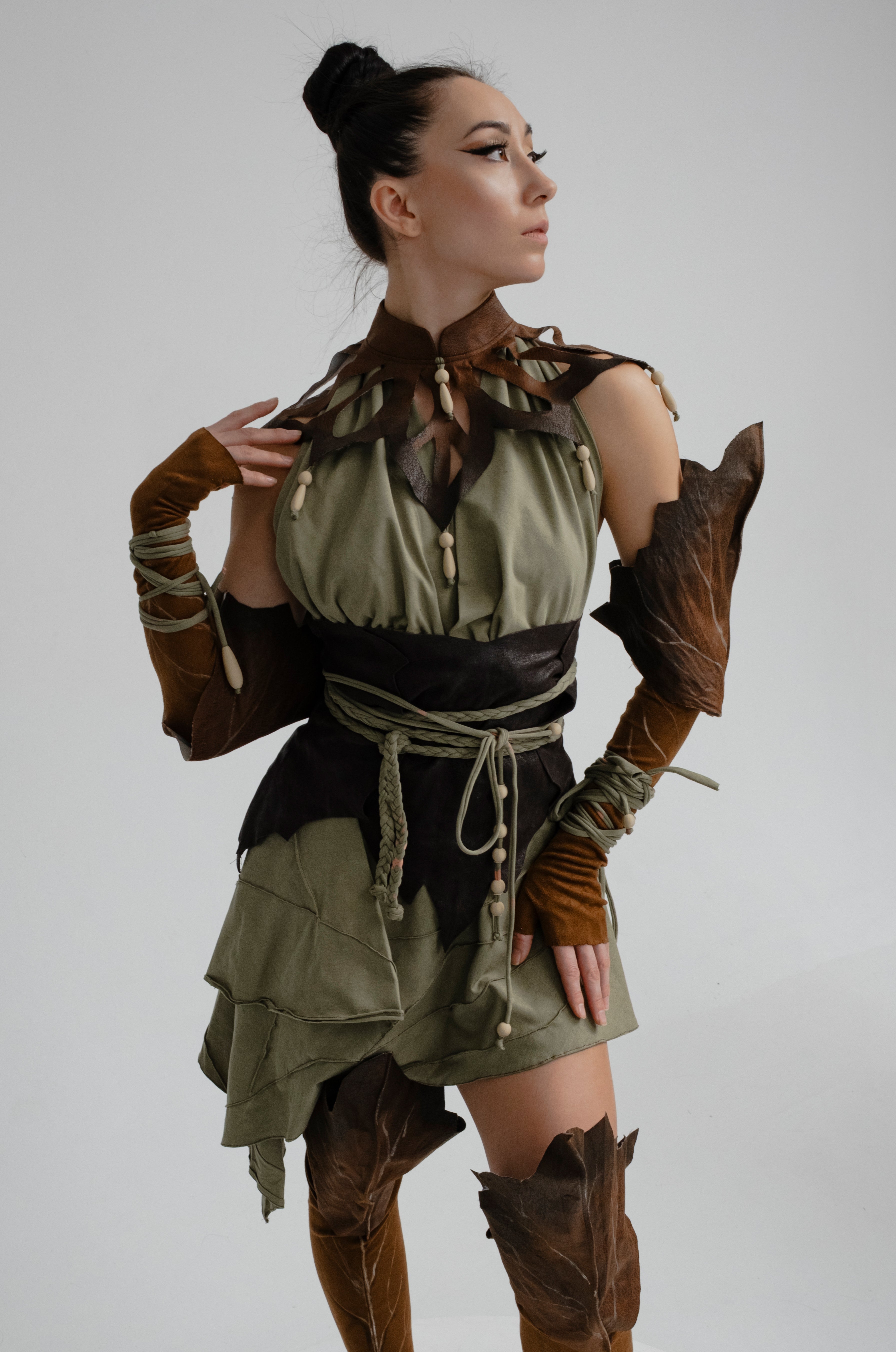 Forest Fairy Costume – Roots & Leaf Inspired Woodland Outfit