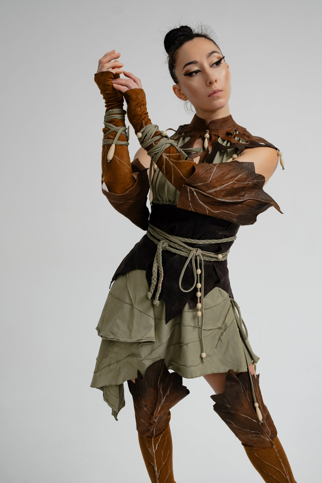 Forest Fairy Costume – Roots & Leaf Inspired Woodland Outfit