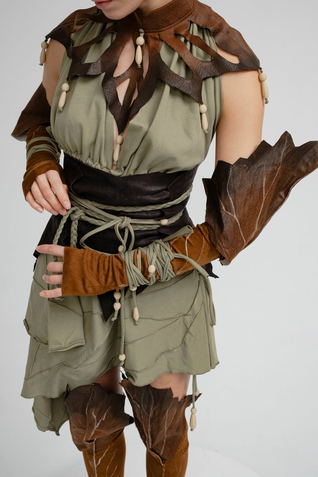 Forest Fairy Costume – Roots & Leaf Inspired Woodland Outfit