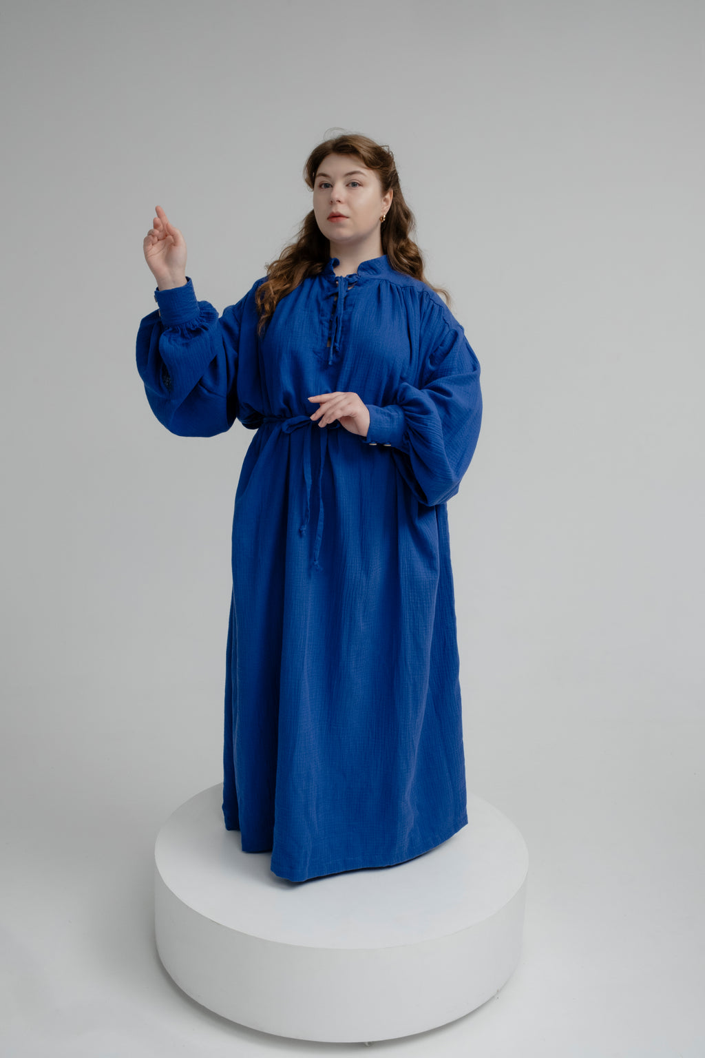 Royal Blue Cloak & Tunic Set – Handmade Fantasy Mage Outfit