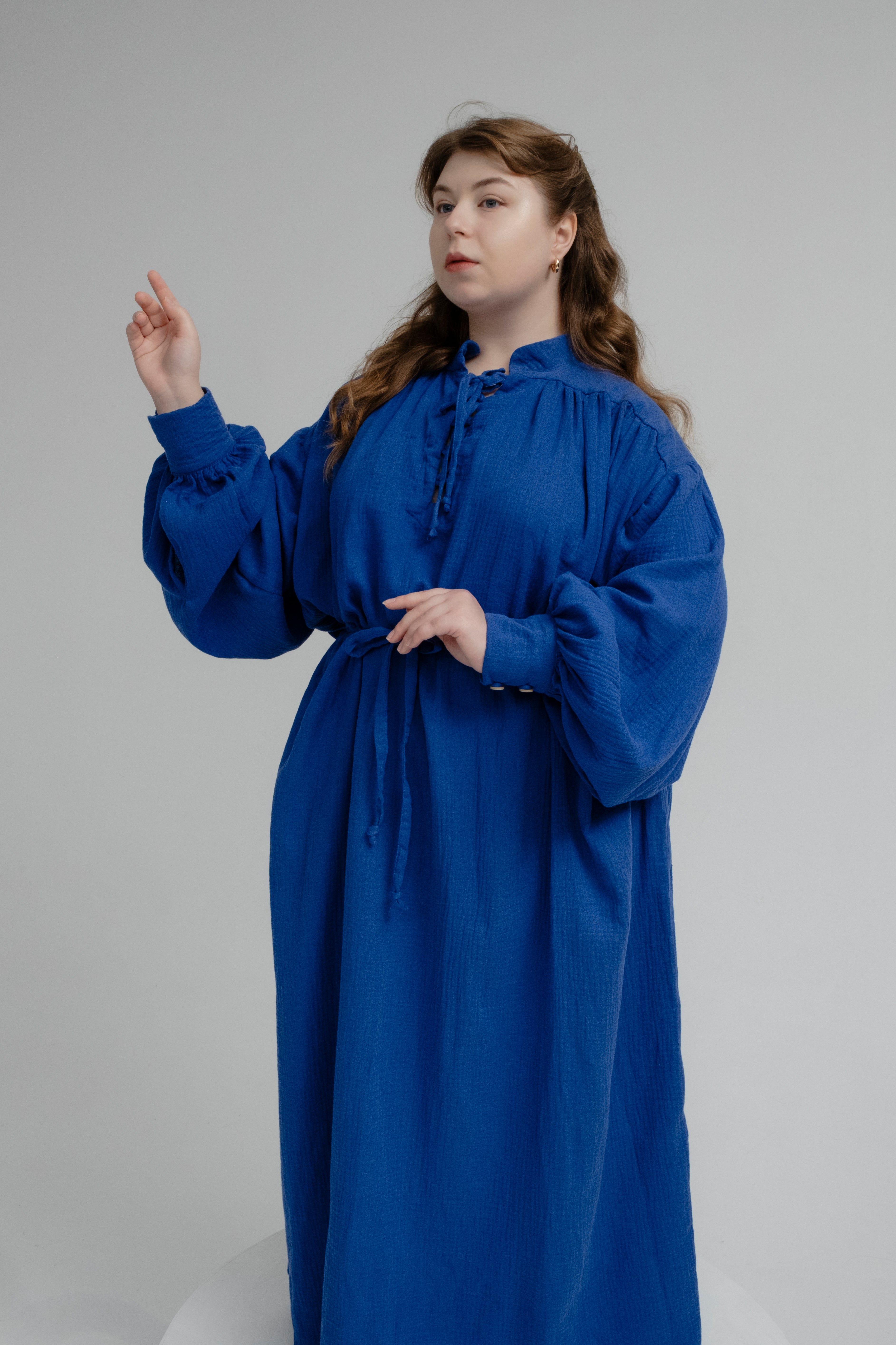 Royal Blue Cloak & Tunic Set – Handmade Fantasy Mage Outfit