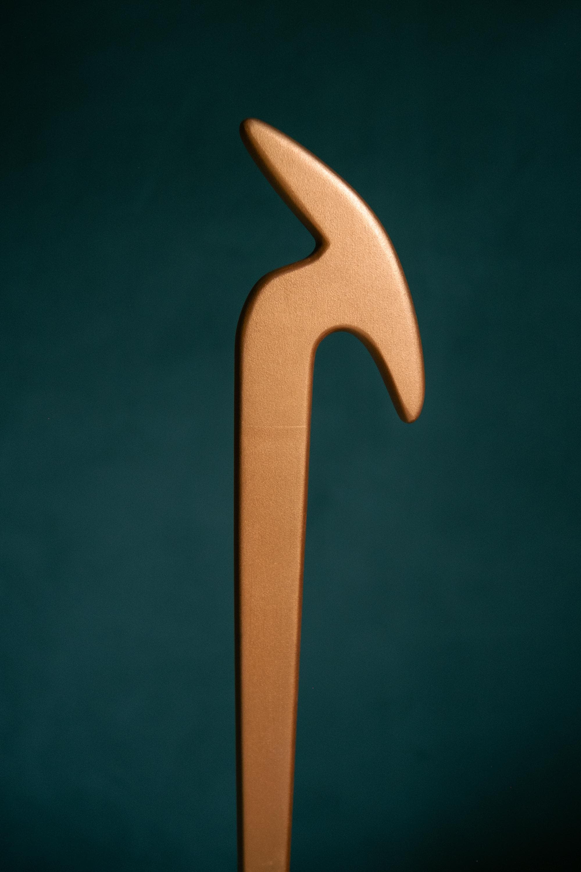 A Golden Seth Staff,  Ancient Egypt Cosplay, Egyptian Cross Staff,  Pharaoh's Stave, Costume Accessory, Walking Cane for Ra