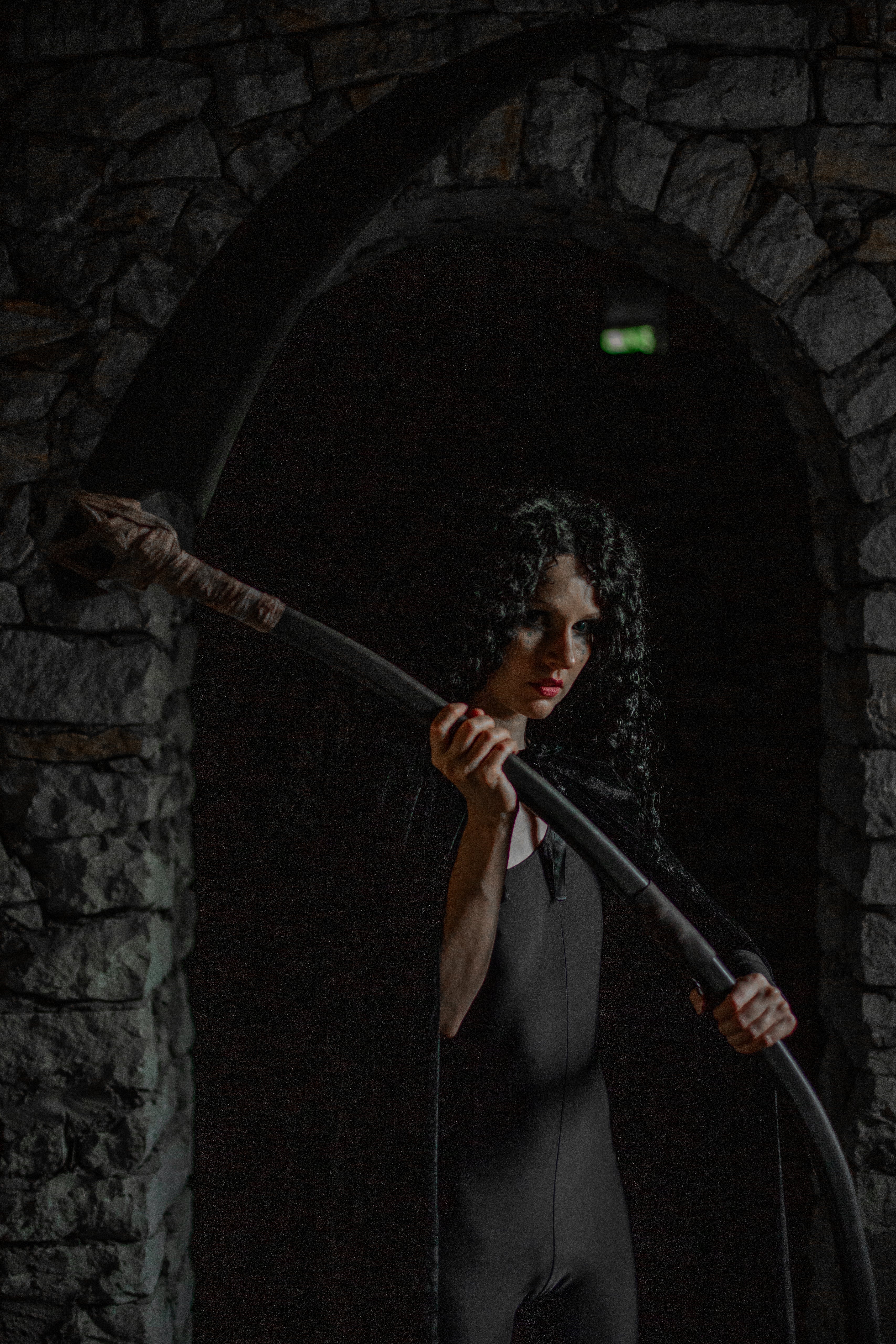 Three part handmade fantasy staff for festival costume