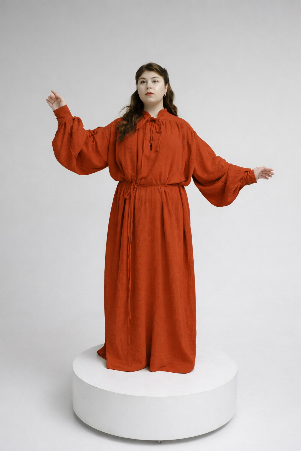 Handmade Cotton Muslin Tunic – Medieval Fantasy Tunic Dress in Multiple Colors
