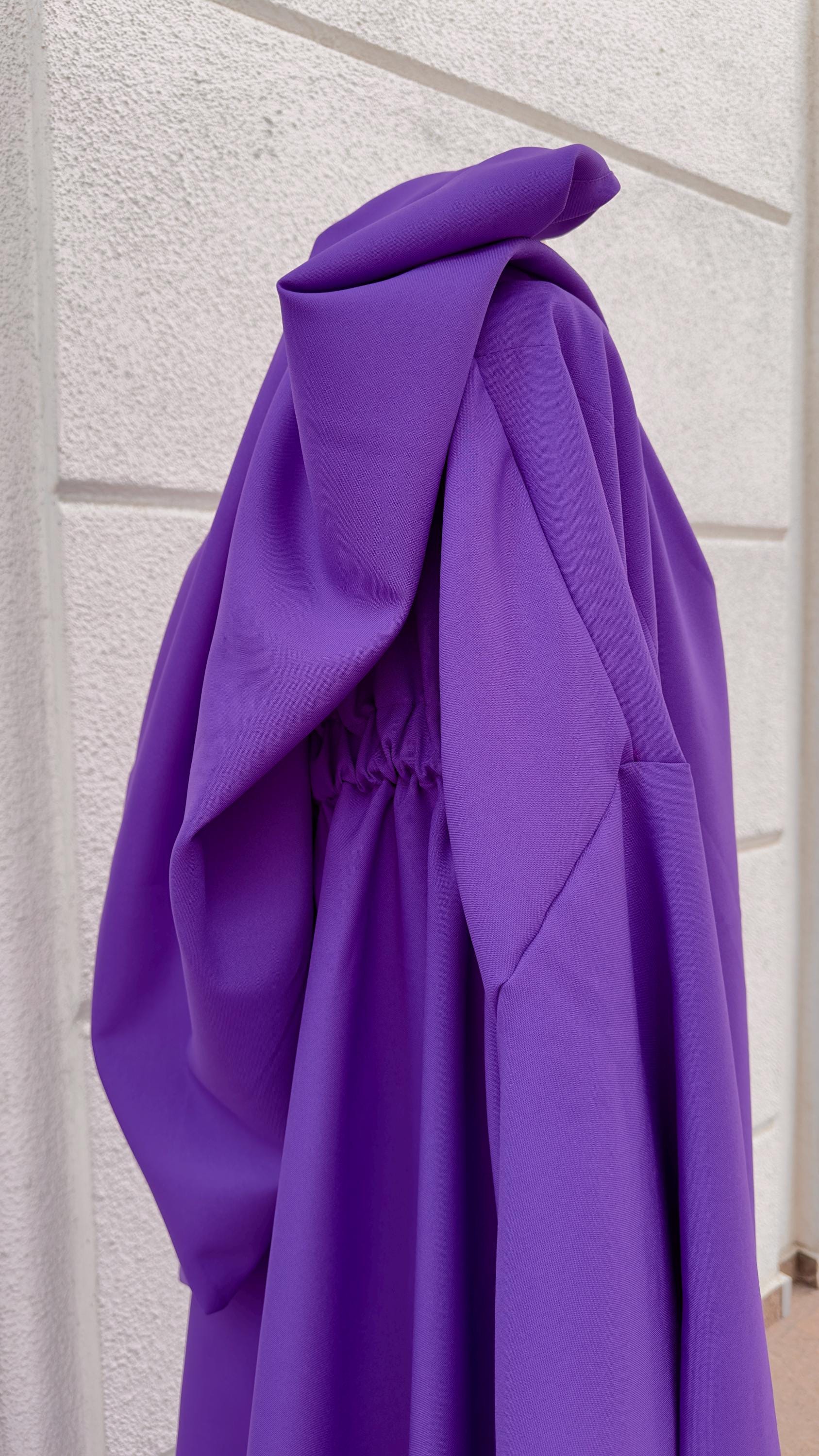 Violet Mist Cloak – Handmade Deep Purple Hooded Cape, Unisex Mystery Fantasy Mantle, Renaissance Costume Robe, Custom Purple Wizard Cloak