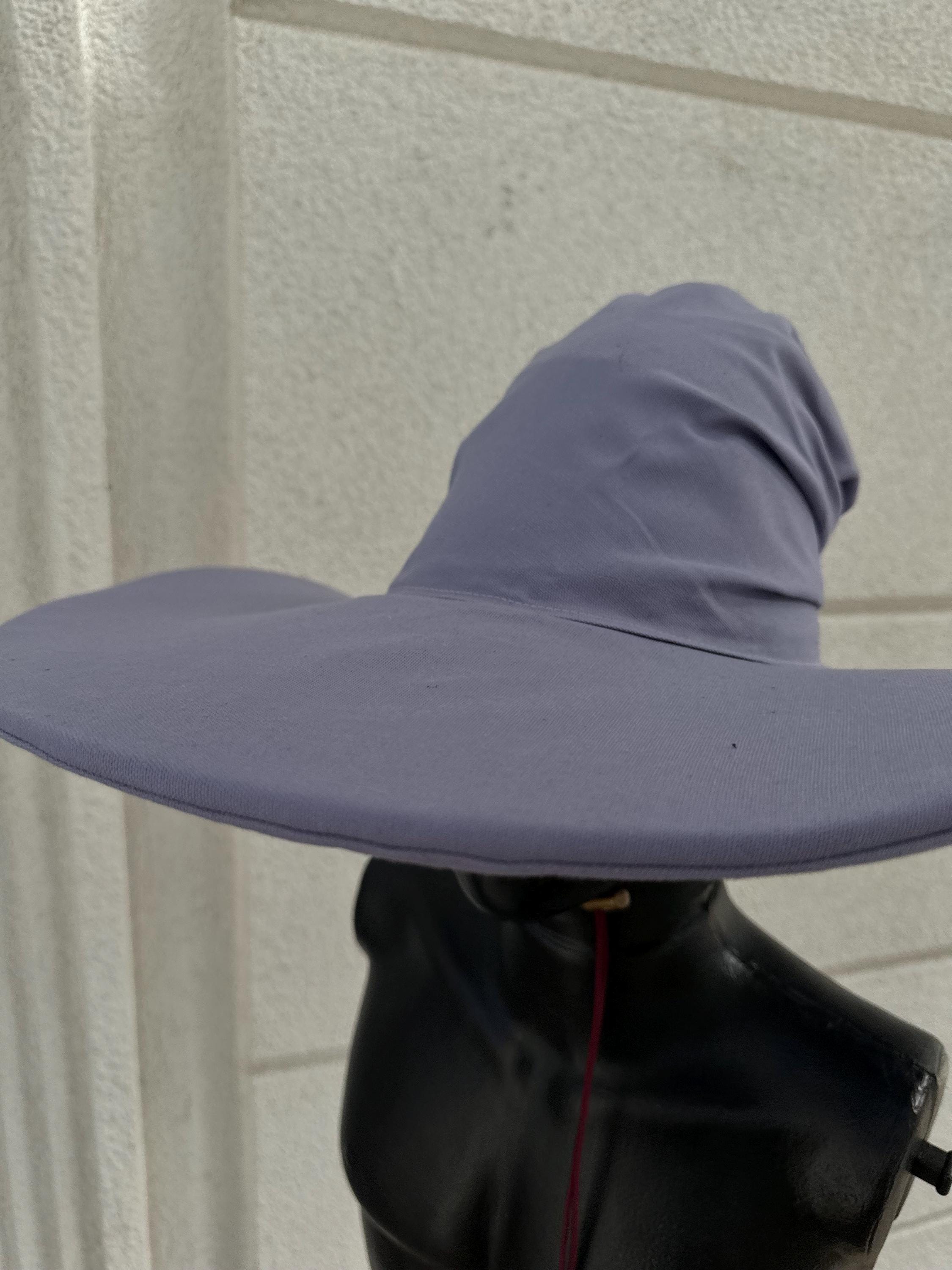 Lavender Moon Wizard Hat – Handmade Fantasy Hat, Medieval Renaissance Cosplay Accessory, Elven Magic Costume, Custom Pointed Hat