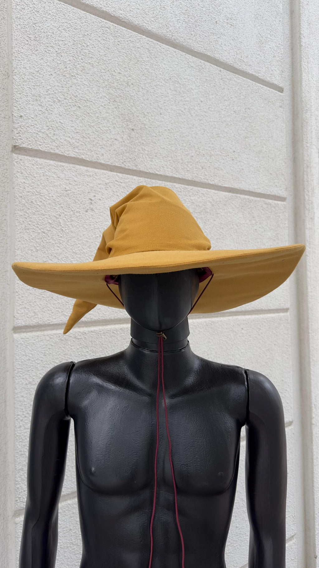 Golden Oak Wizard Hat – Medieval Renaissance, Elven Fantasy Costume, Handmade Magic Wizard Cosplay Accessory