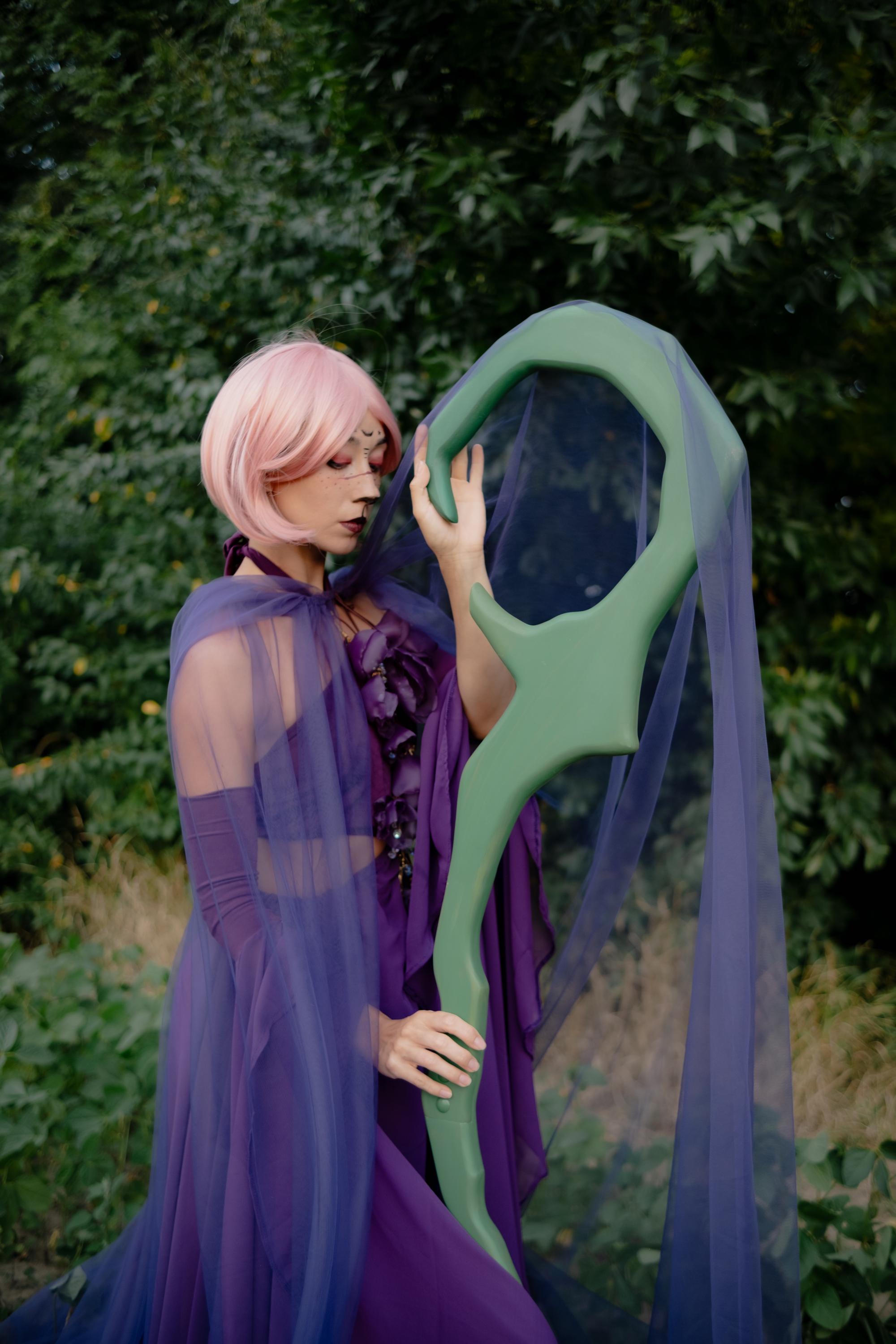 Root of Power Wooden Staff – Druid Prop, Fantasy Wizard Staff, Cosplay Nature Magic Cane, Elven Forest Wand